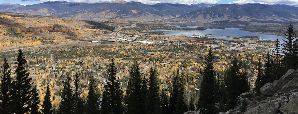 Rock Climbing views from Mount Royal Flush climb near Breckenridge in Frisco, CO